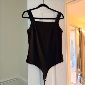 Black Sleeveless Bodysuit